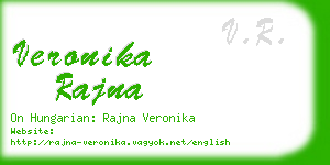 veronika rajna business card
